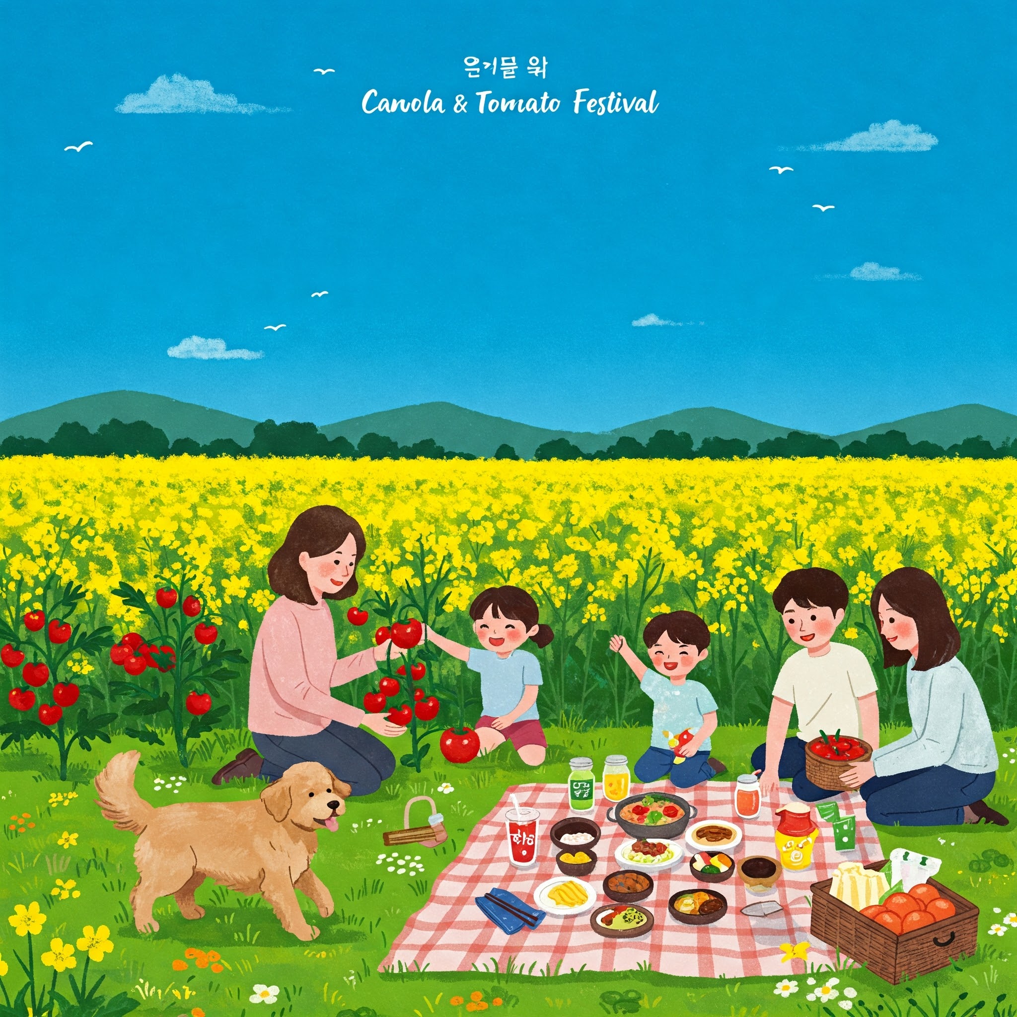 아이들과 가볼만한 부여 세도 유채꽃&방울토마토 축제 완전정복