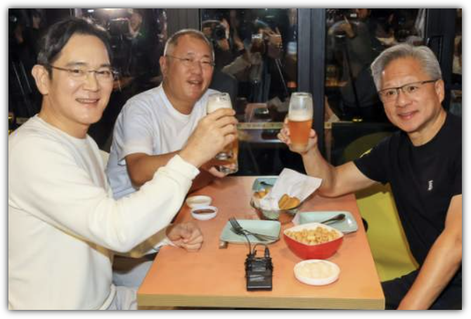 젠슨 황, 이재용, 정의선 치맥회동, 깐부치킨 삼성점 위치, 지포스 게이머 페스티벌 연설