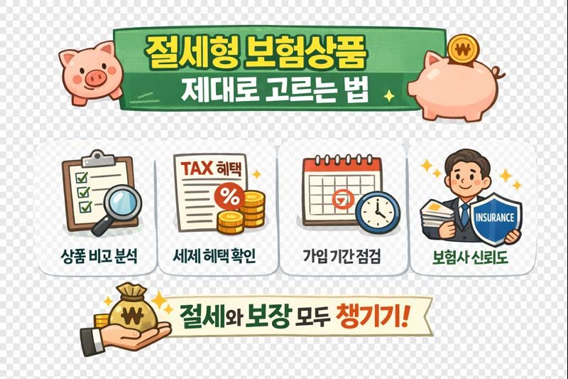 절세형 보험상품 제대로 고르는 법