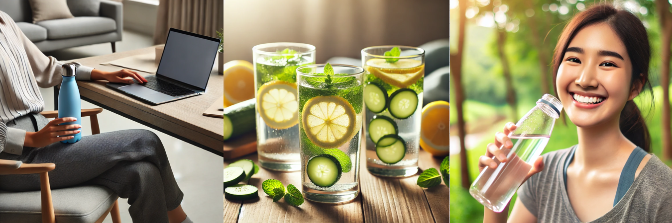 물 많이 마시기 이미지