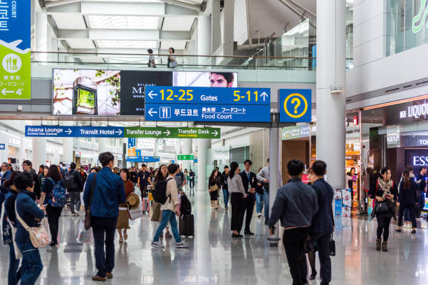 인천국제공항 제2여객터미널 흡연실 