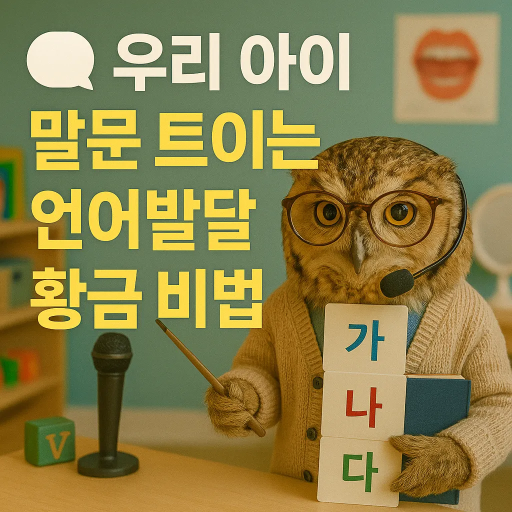 우리 아이 말문 트이는 언어발달 황금 비법