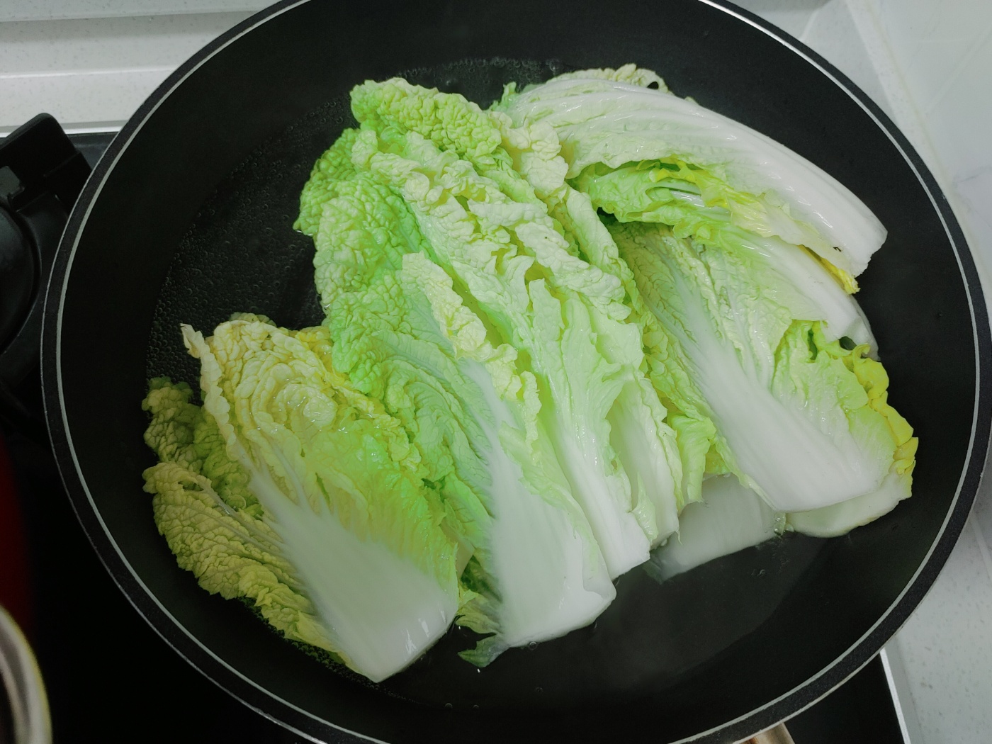 배추 데치기