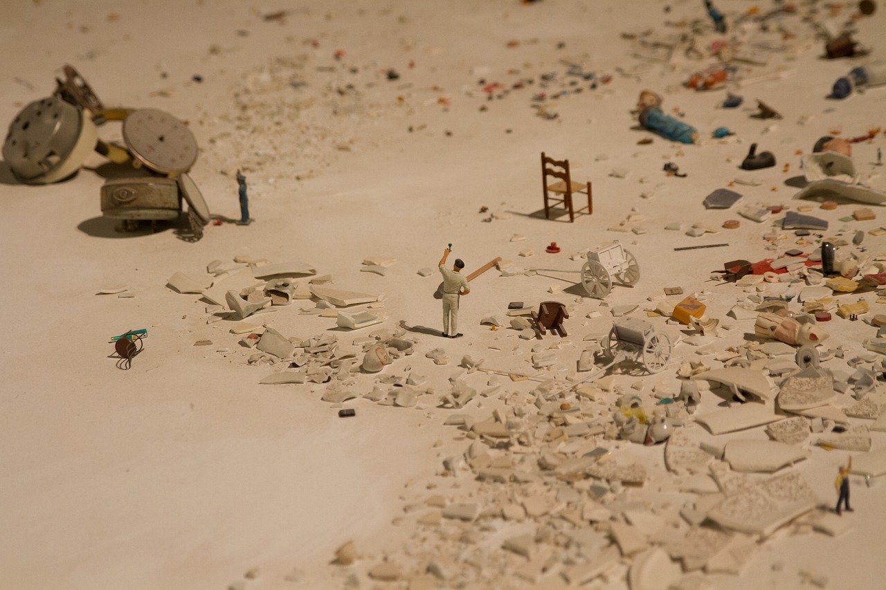 혼란이 표현된 사진