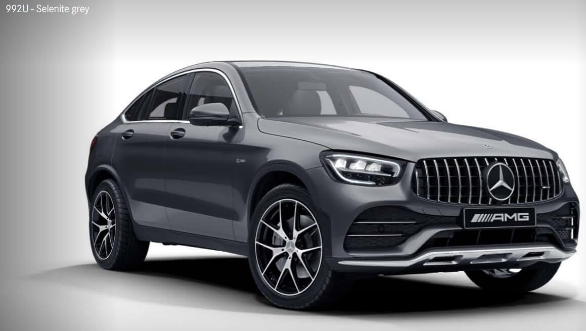 AMG GLC Coupe 색상코드 - Selenite grey(색상 코드 : 992)