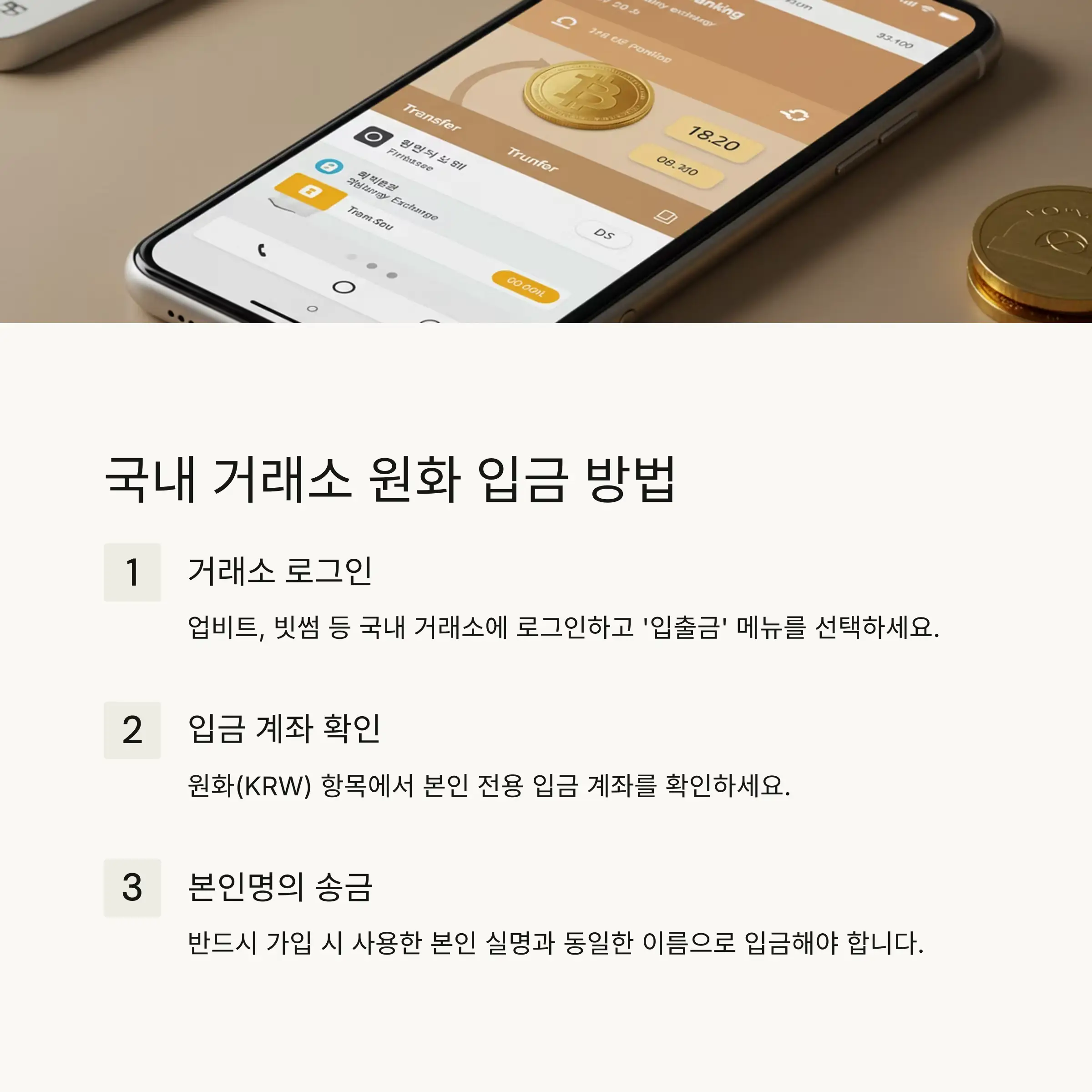 🏦 국내 거래소 원화 입금