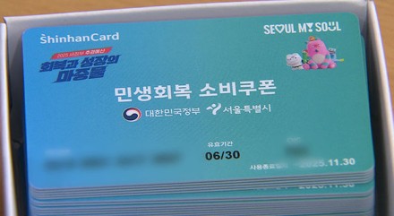 민생회복 - 소비쿠폰