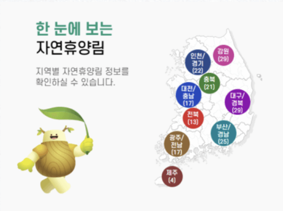 국립자연휴양림 예약 방법 및 일정