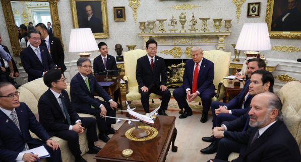 한미 정상회담(사진 연합뉴스)