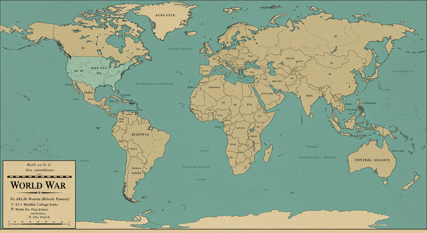 1차 세계대전 참전국가: 연합국 vs 동맹국, 총정리