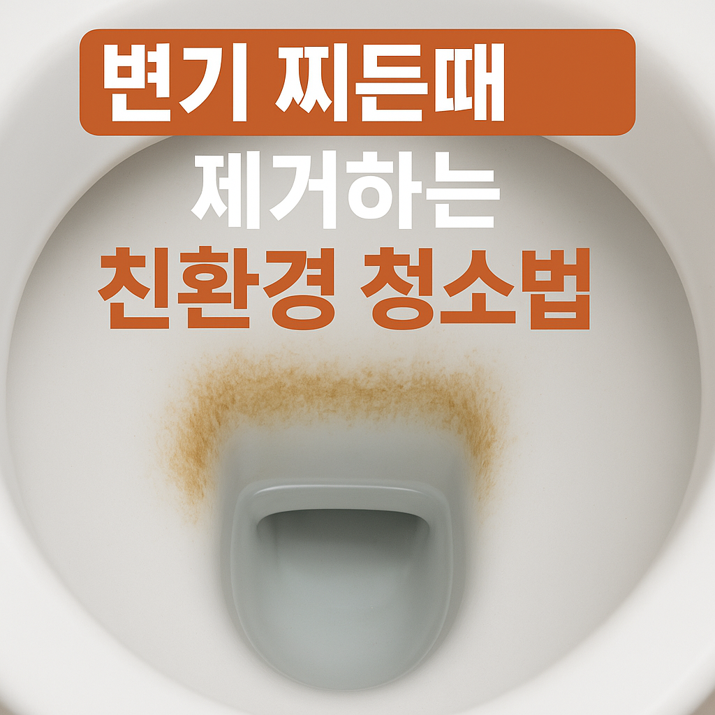 변기 찌든때 제거하는 친환경 청소법