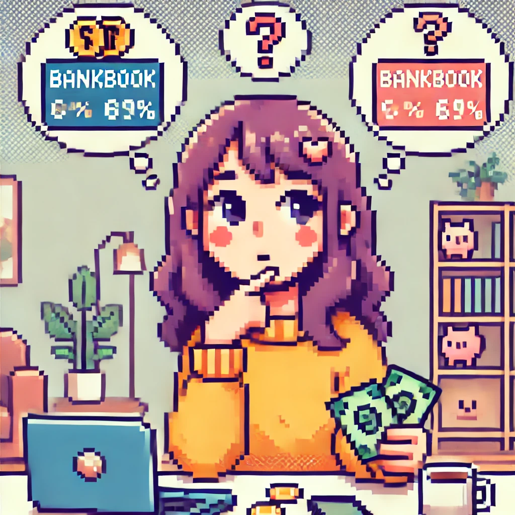 금리 비교하는 여자