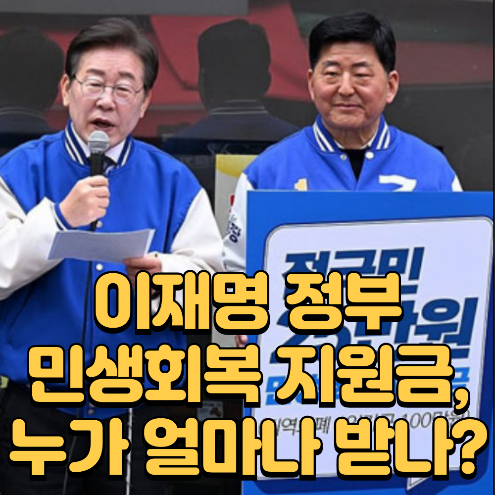 2025년 민생회복 지원금