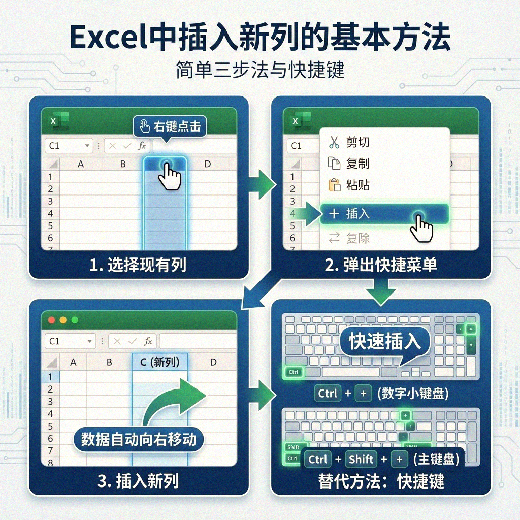 엑셀 표 열 추가 단축키 완전 정복 가이드
