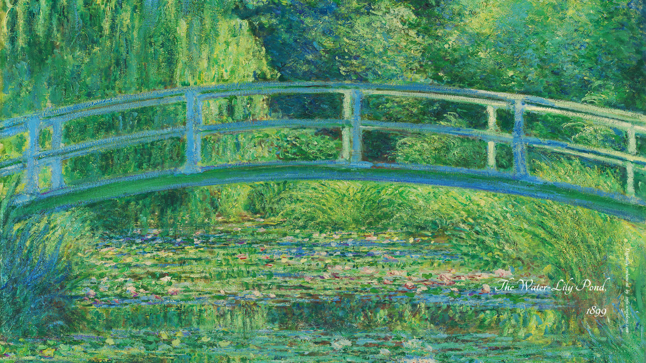02 수련 연못 C - The Water Lily Pond 클로드모네그림
