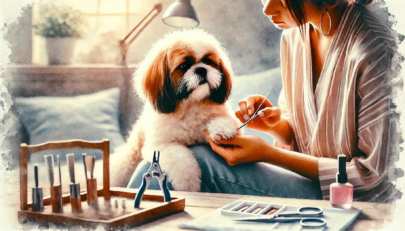 반려견 발톱손질에 대한 이미지