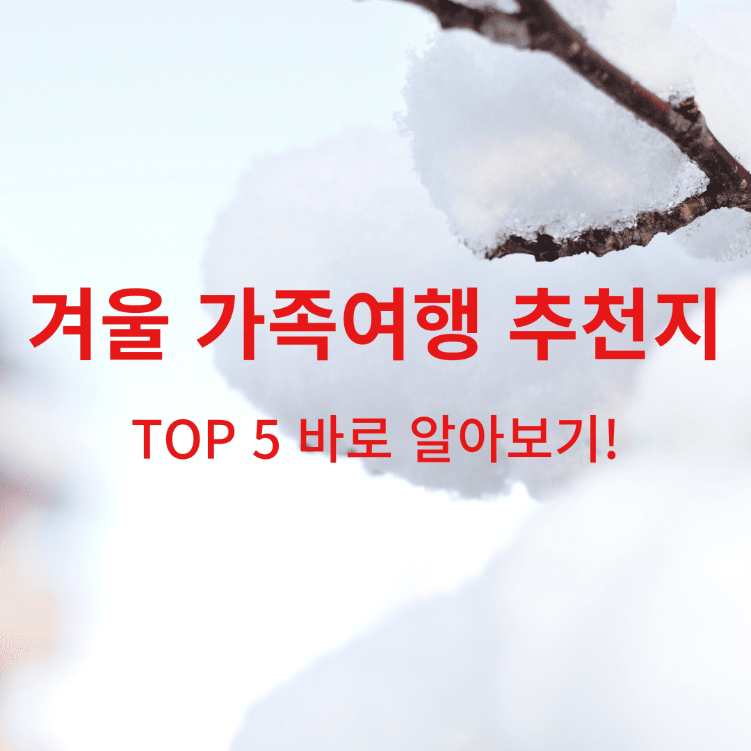 겨울 여행지 추천