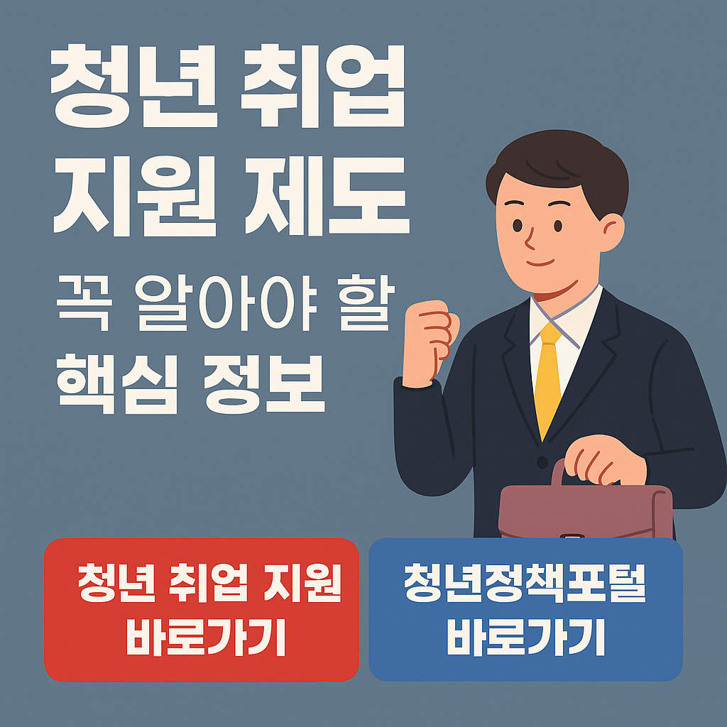청년 취업 지원 제도, 꼭 알아야 할 핵심 정보