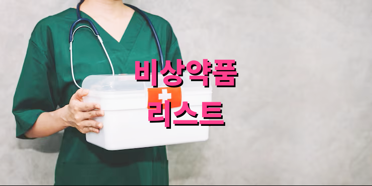 비상약품 리스트