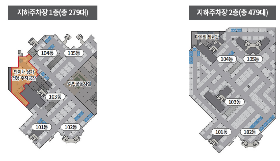 주차장배치도