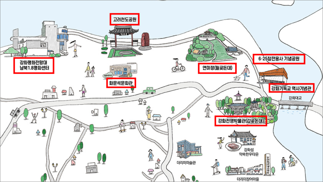 강화평화전망대 주변 평화 관광