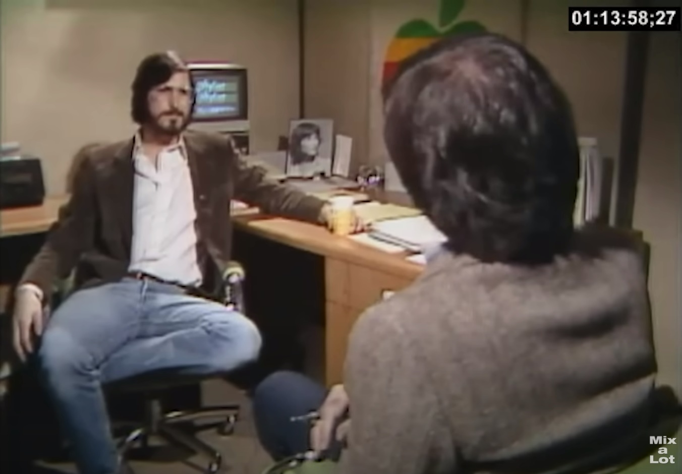 스티브잡스의 인터뷰 모습