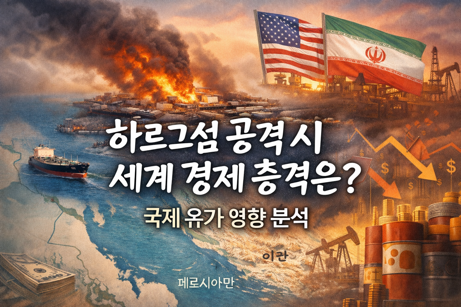 하르그섬 공격 시 세계 경제 충격은? 국제 유가 영향 분석