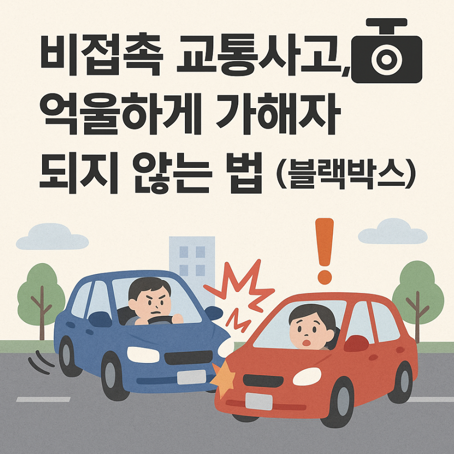 비접촉 교통사고, 억울하게 가해자 되지 않는 법 (블랙박스)