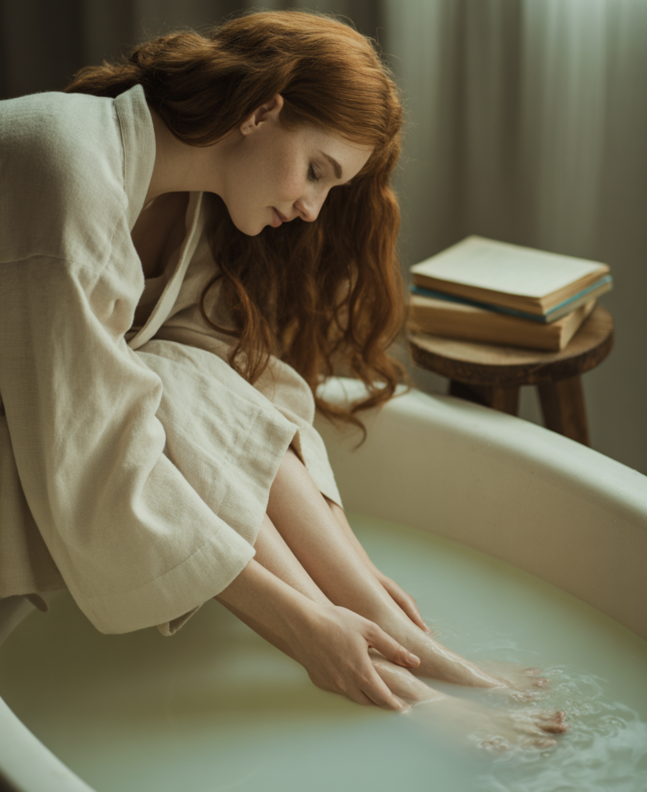 뭉친 근육 녹이기, '온찜질'과 '족욕'