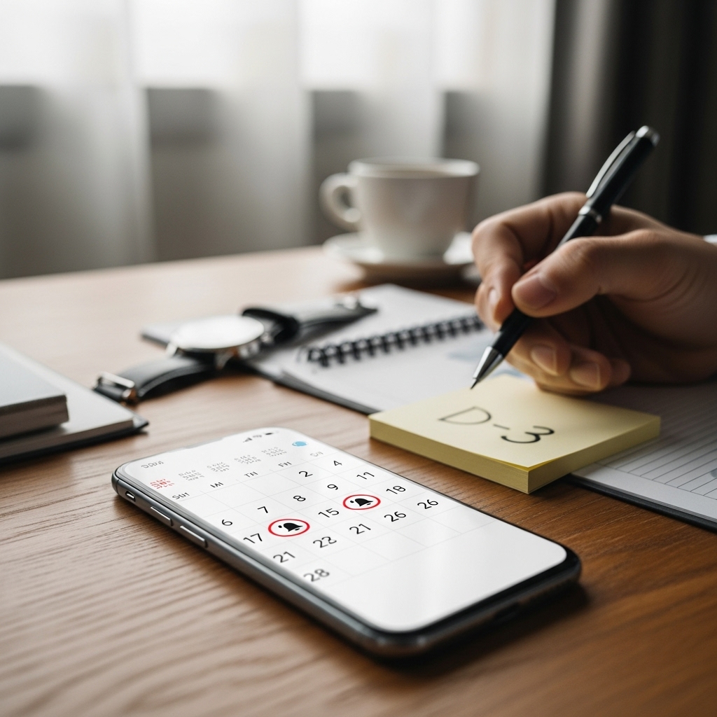 신청 타이밍과 마감 캘린더 팁