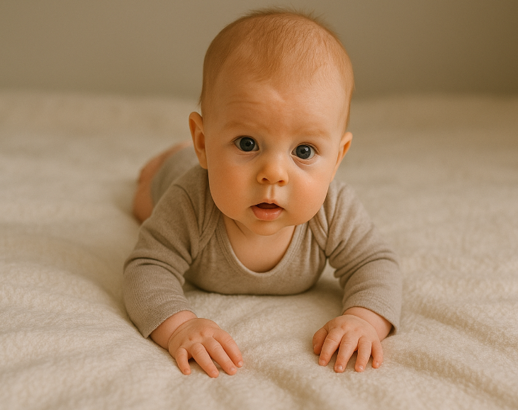 아기 터미타임 사진