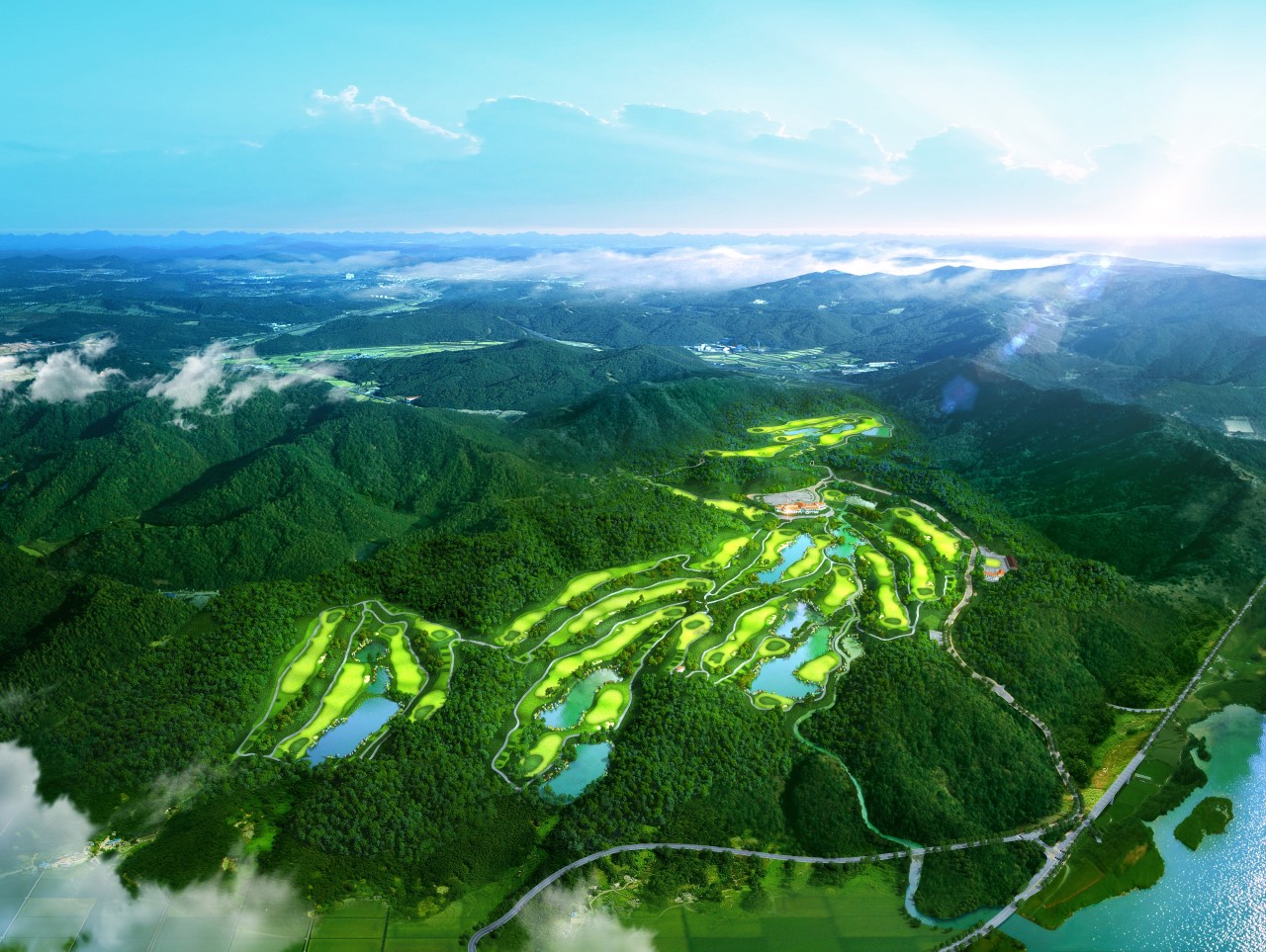 자유CC의 미래를 보여주는 확장 조감도 이미지예요.