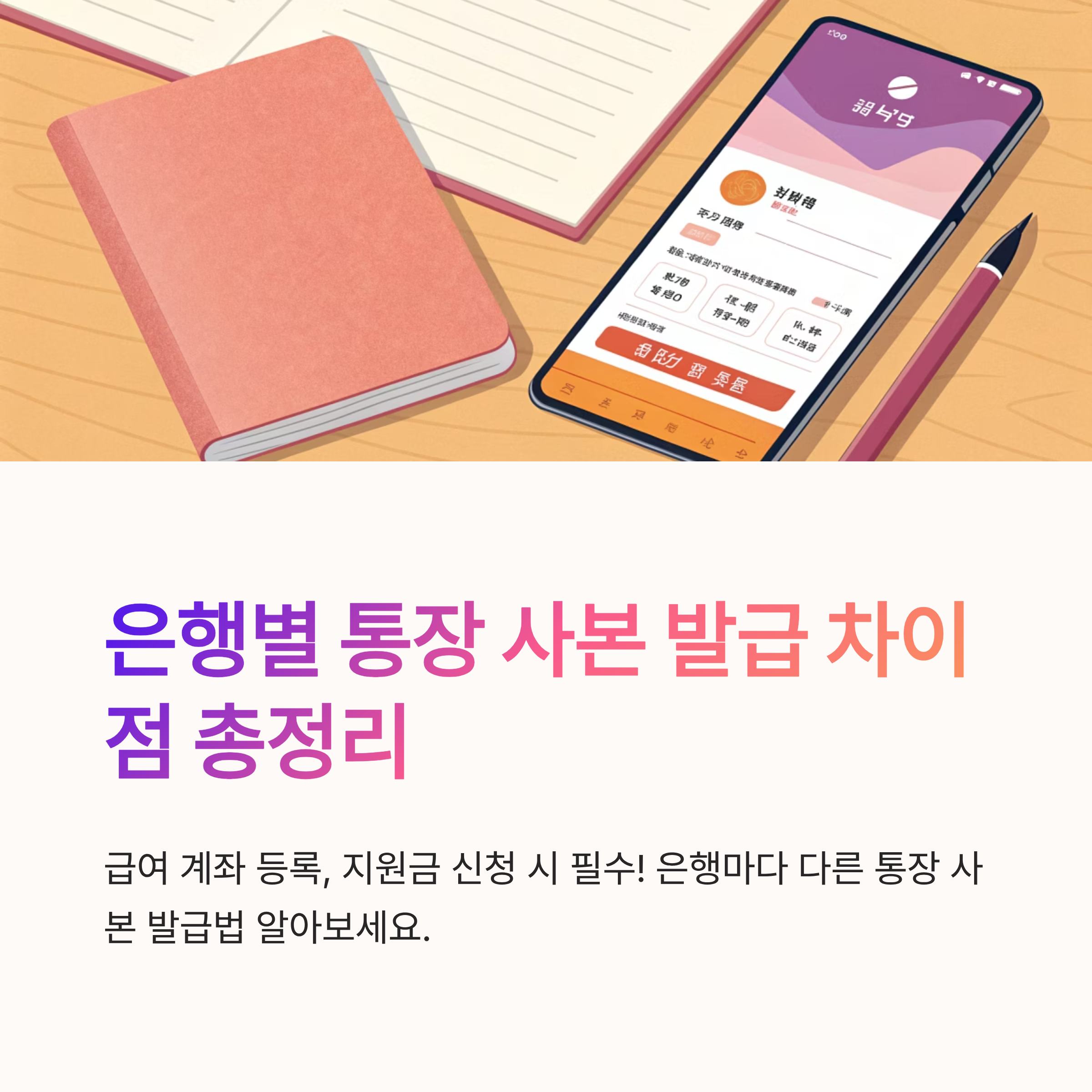 통장 사본 발급 은행별 차이점