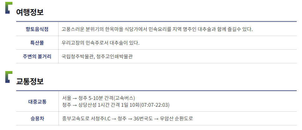 여행정보