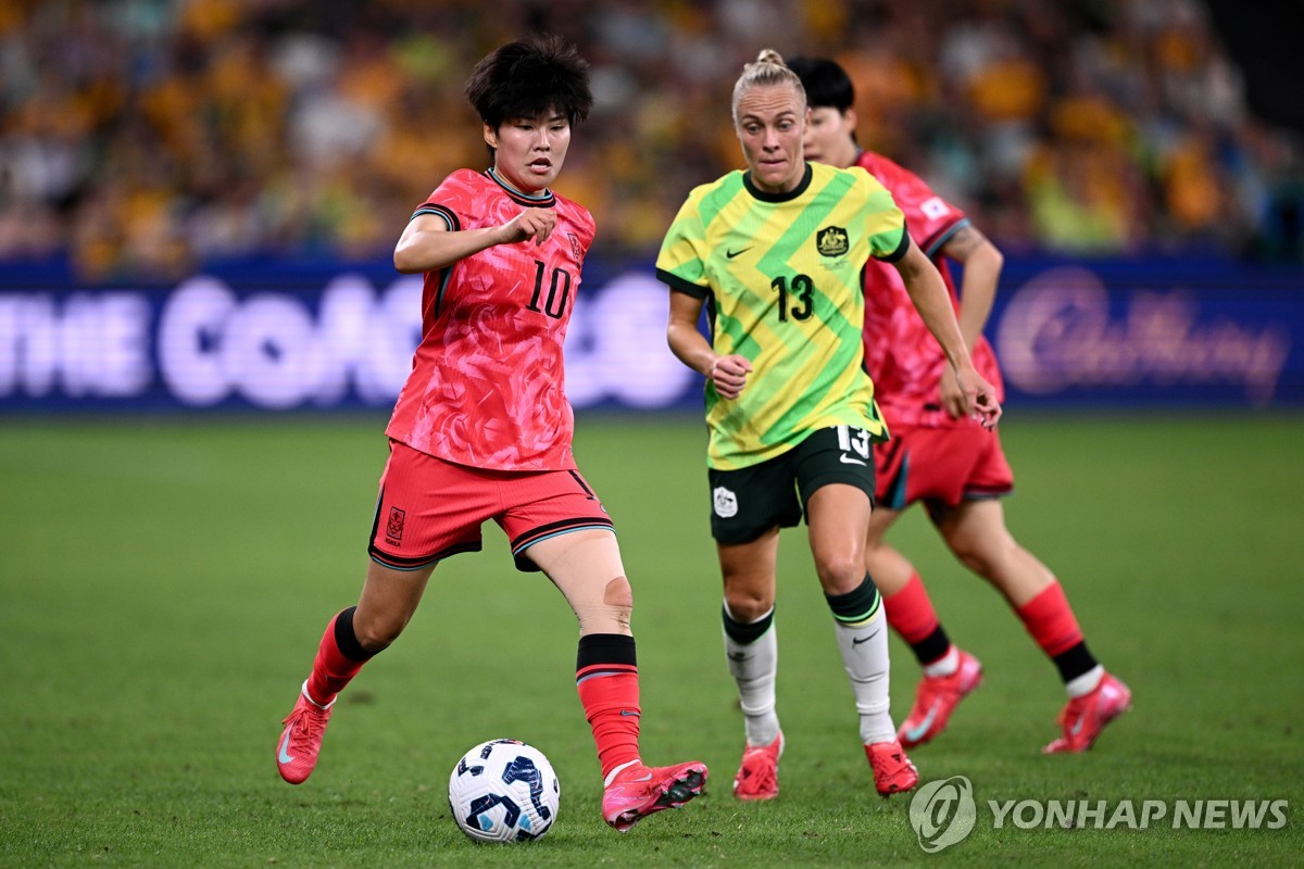 여자 축구 국가대표 호주 평가전