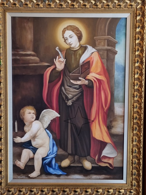 목포 연동성당 안에 있는 제라르도 성인 그림입니다.