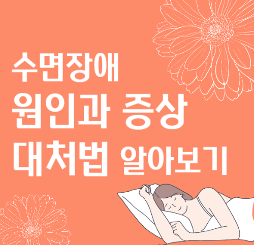 수면장애 원인과 증상 및 대처법