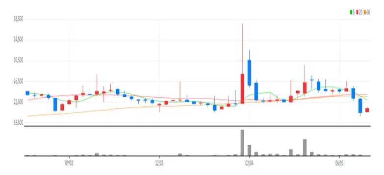 경동도시가스 주봉