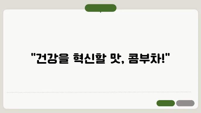 콤부차 추천