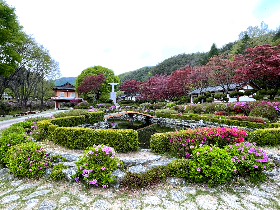 베론성지 연못