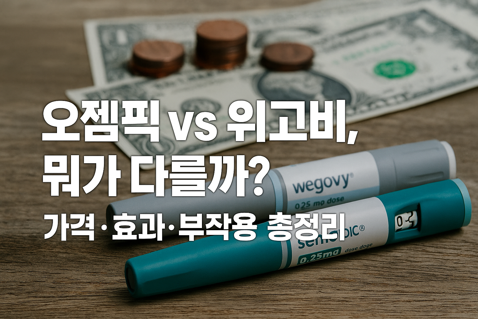 오젬픽 vs 위고비 성분·효과·가격 비교 총정리