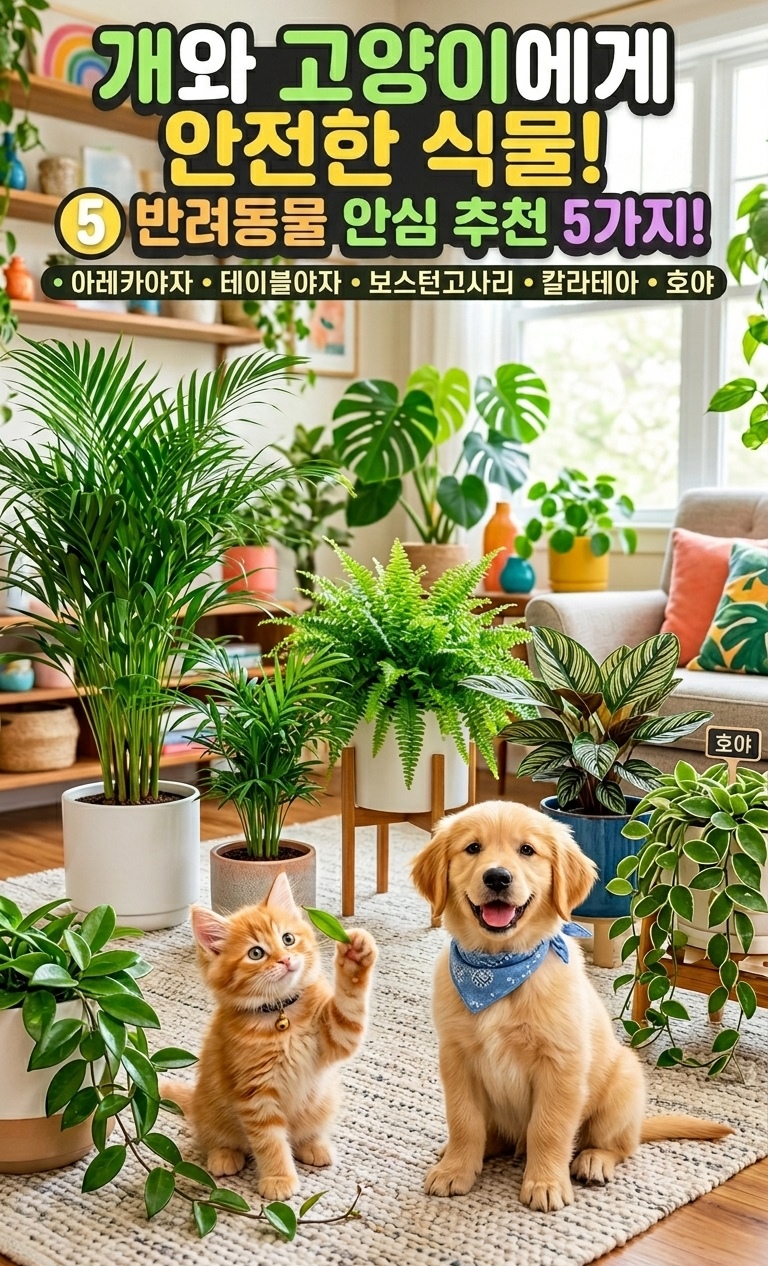 반려동물에게도 안전한 실내식물