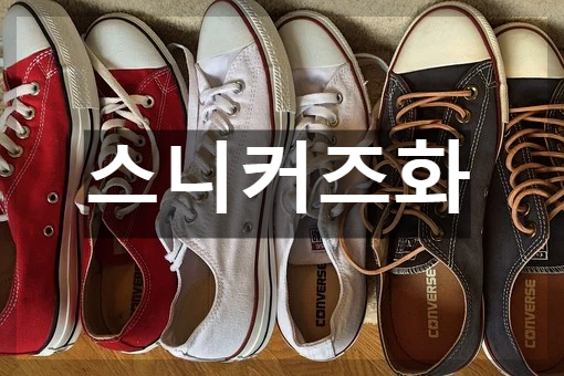 스니커즈화 사진