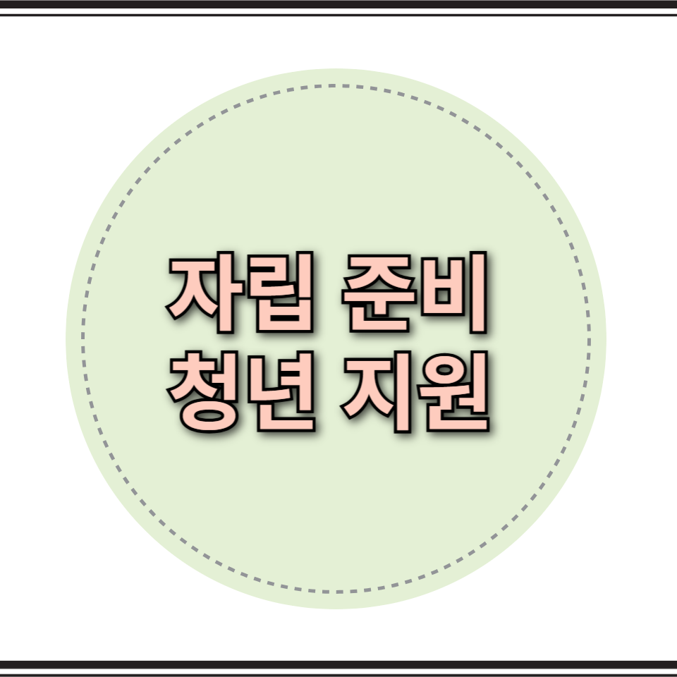자립 지원 청년