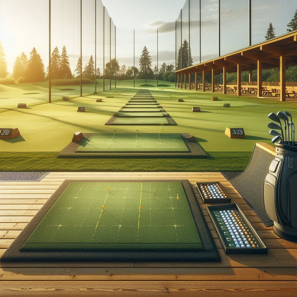 실외골프연습장 배경