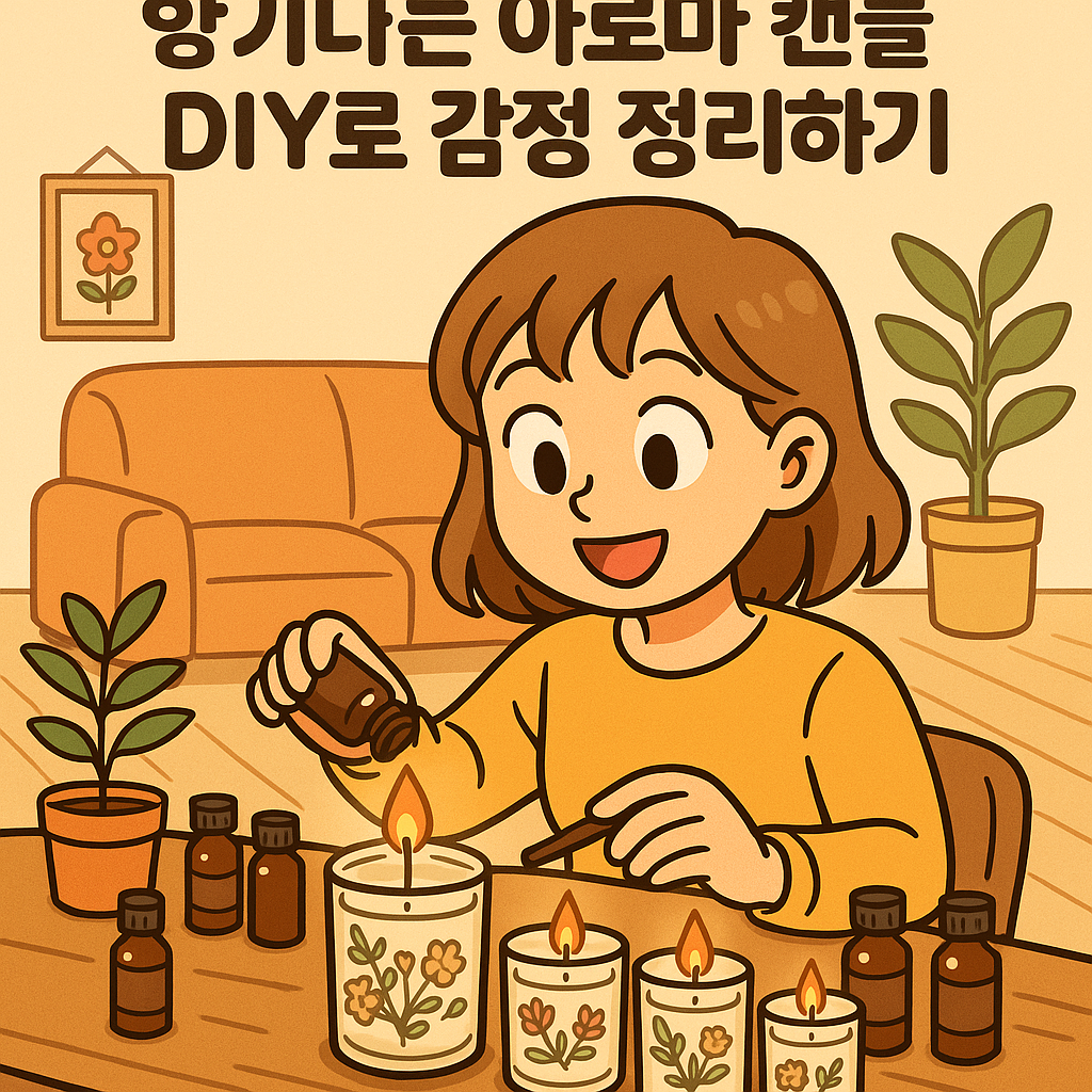 '향기 나는 아로마 캔들 DIY로 감정 정리하기'가 건강에 미치는 영향
