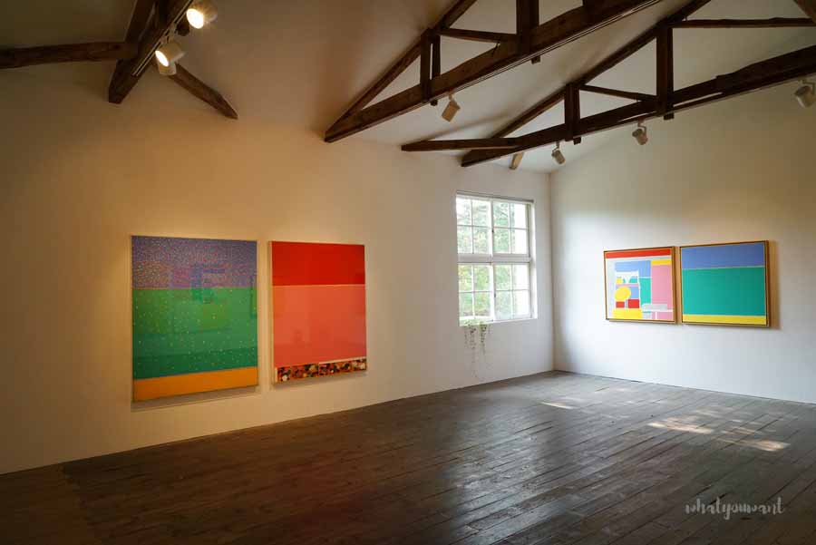 폐교 느낌 그대로 살린 감성 미술관