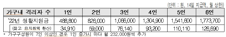 코로나 생활지원비