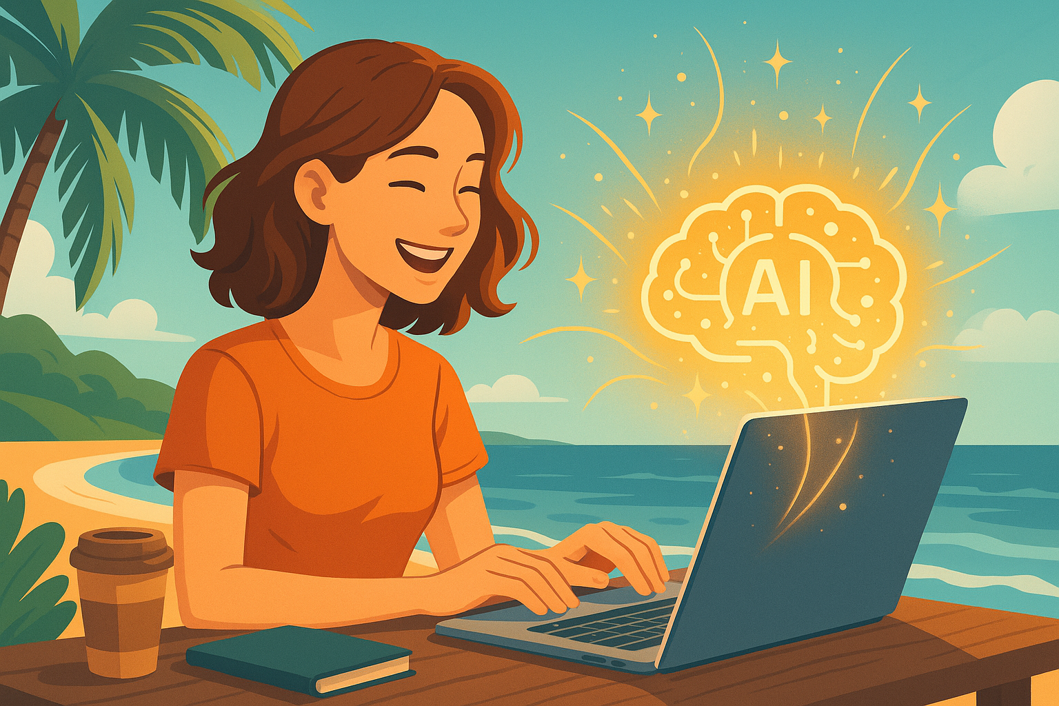 내가 디지털 노마드가 된 이유: AI 기술이 만들어낸 마법 같은 변화