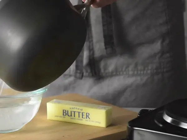 버터 녹이기 레스토랑 버터녹이는법 버터녹이는시간